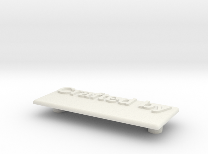 Name Plate A002 - Crafted by emboss 3d printed 