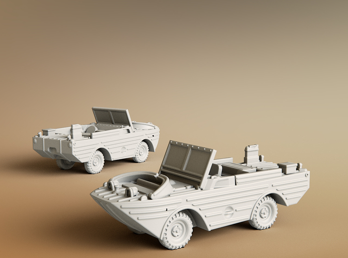 Ford GPA 1942 Amphibious Jeep Scale: 1:160 3d printed
