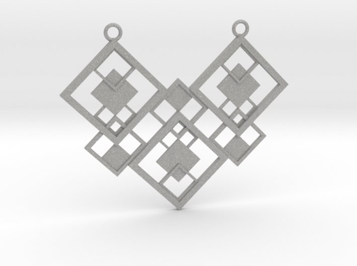 Geometrical necklace no.2 3d printed