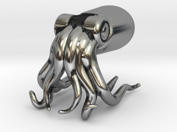 Stylised Hawaiian Bobtail Squid - Art in the Dark 3d printed