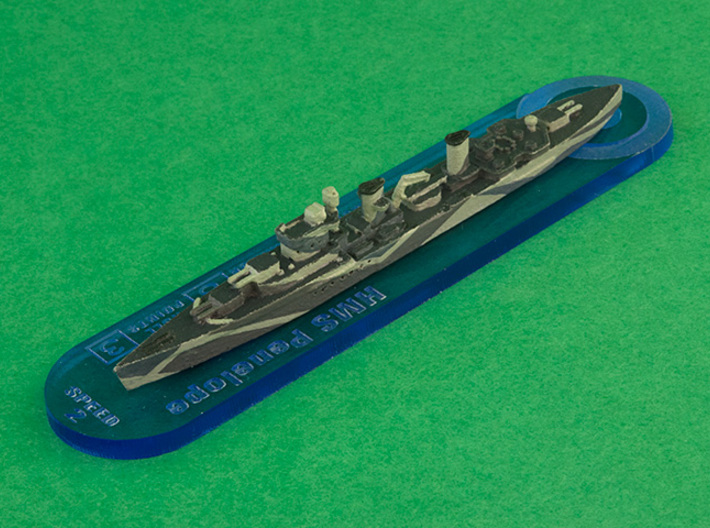 HMS Penelope 1/1800 3d printed Expertly painted by Weedsrock2 (Base by Reacher)