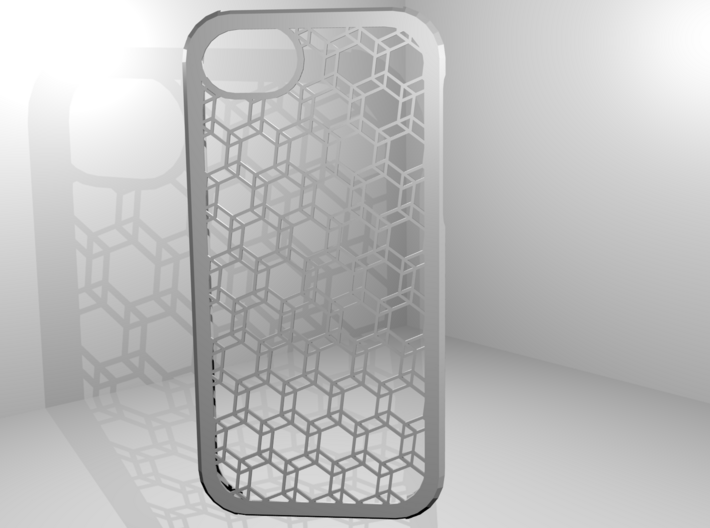 Iphone 5 Hexagonal Case 3d printed