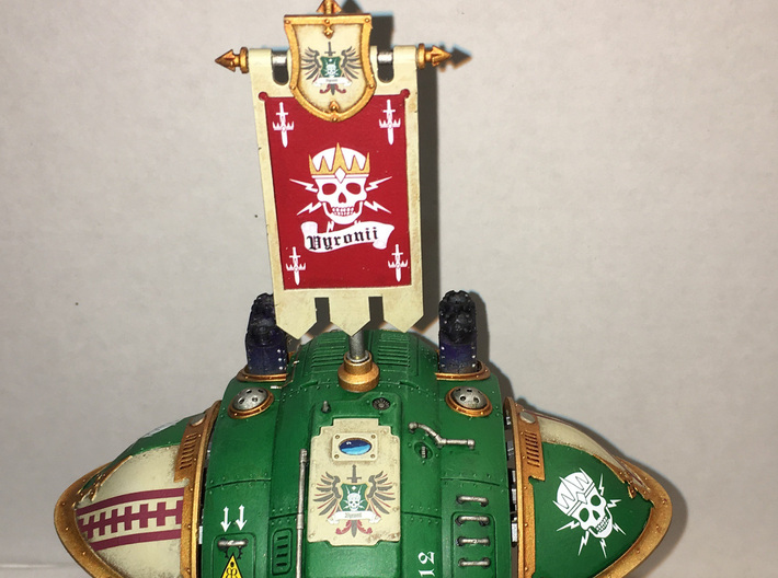 Knight Large Banner 1.0 3d printed 