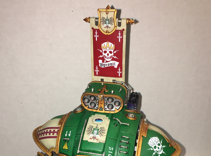 Knight Large Banner 1.0 3d printed 