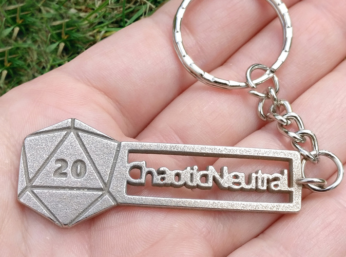 Chaotic Neutral RPG Keychain 3d printed 