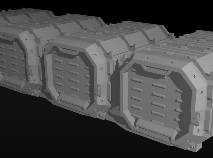 Grim Container 2 6mm 4-pack 3d printed