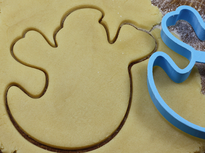Ghost cookie cutter for professional 3d printed 
