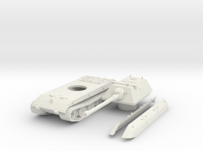 E 100 (side skirts) scale 1/56 3d printed