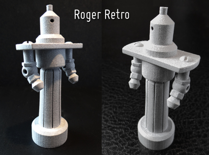 Roger Retro 3d printed 