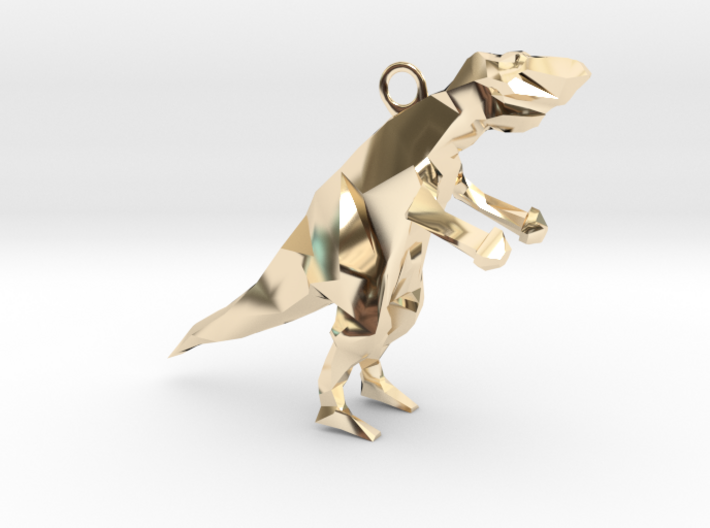 Polygonal Dinosaur 3d printed