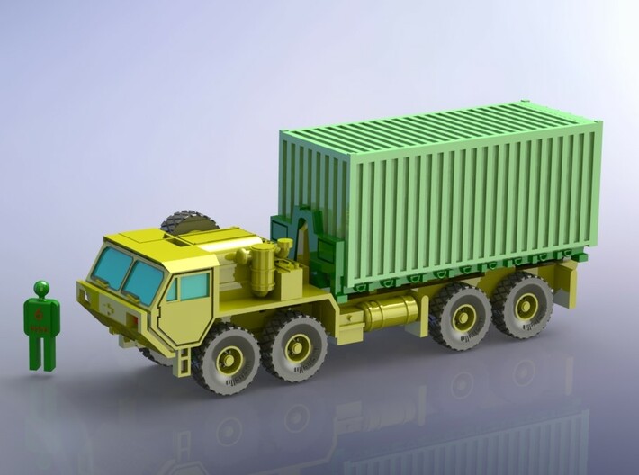 HEMTT M1120 Truck Load Handling System 1/200 3d printed