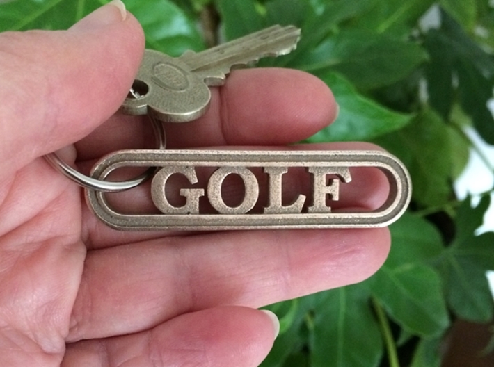 Golf Keychain - Gift for Golfer 3d printed Must have golfing accessory!