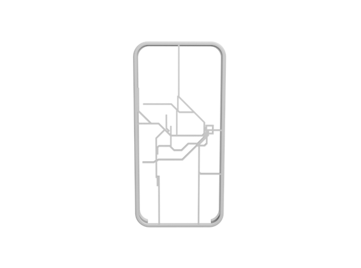 Sydney Suburban Network map iPhone 5s case 3d printed