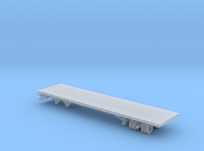 1/87 Scale Transit 30ft Flatbed Trailer 3d printed