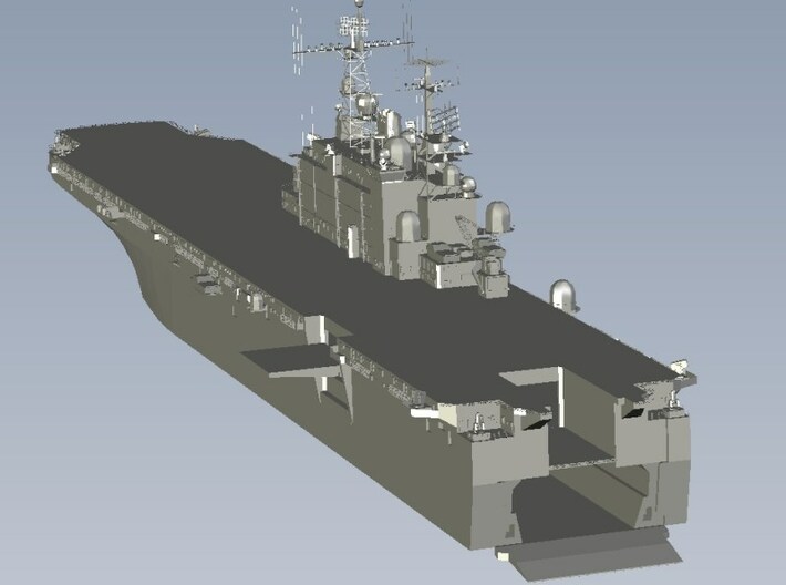1/2000 scale USS Tarawa LHA-1 assault ship x 1 3d printed 