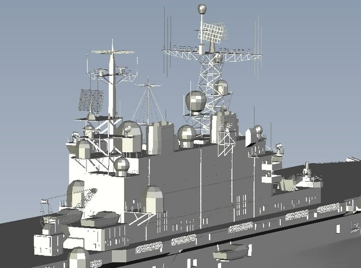 1/2000 scale USS Tarawa LHA-1 assault ship x 1 3d printed 