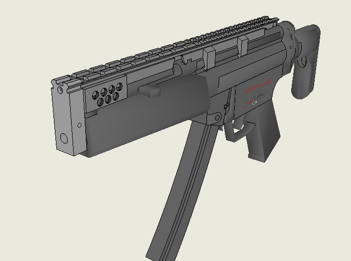 MP5 Front Iron Sight Replacement 3d printed 