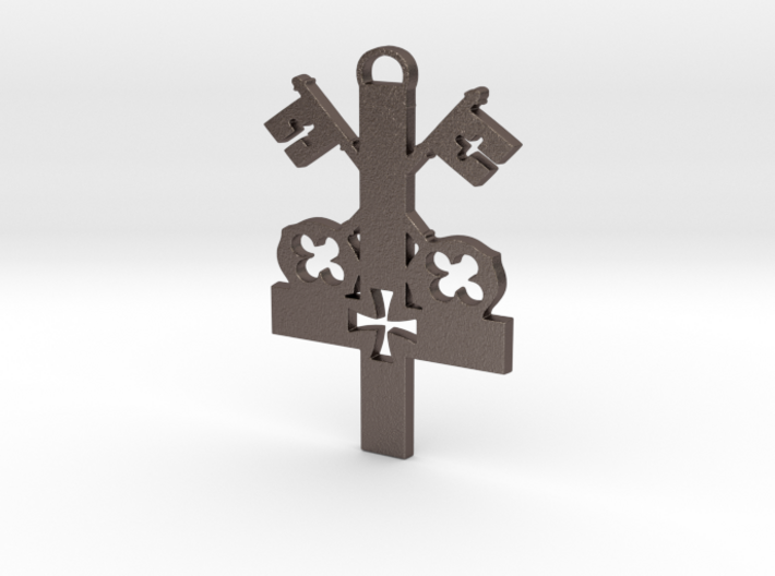 The Cross of St. Peter, First among equals. 3d printed
