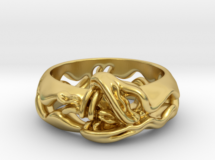 Snake pirate ouroboro ring, 3d printed
