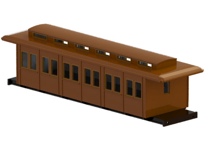 C3a - Swedish passenger wagon 3d printed CAD-model