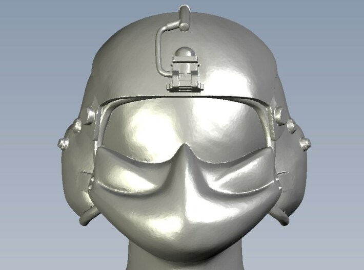 1/15 scale gunner HGU-56P helmet & shield x 3 3d printed 