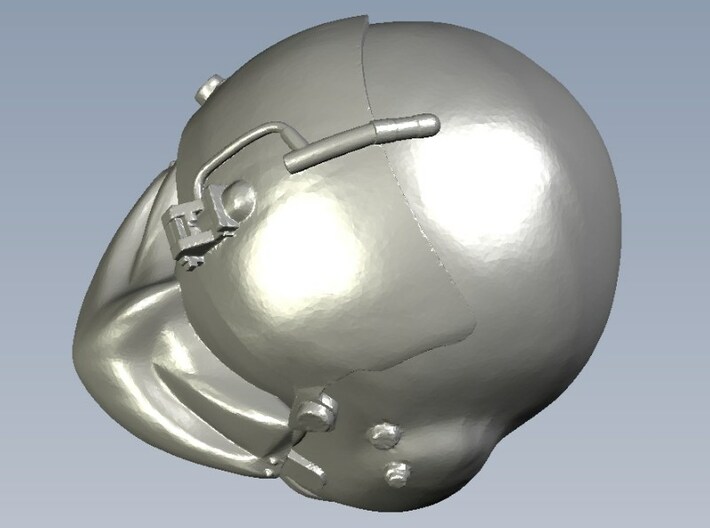 1/24 scale gunner HGU-56P helmet & shield head x 3 3d printed 