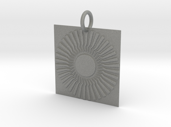 Sambhala Sun Pendant 3d printed