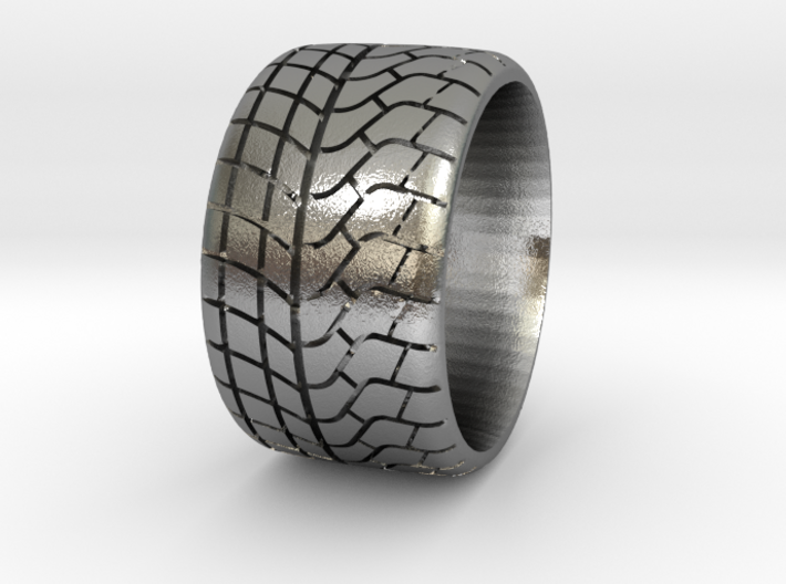 Racing tyre ring 3d printed