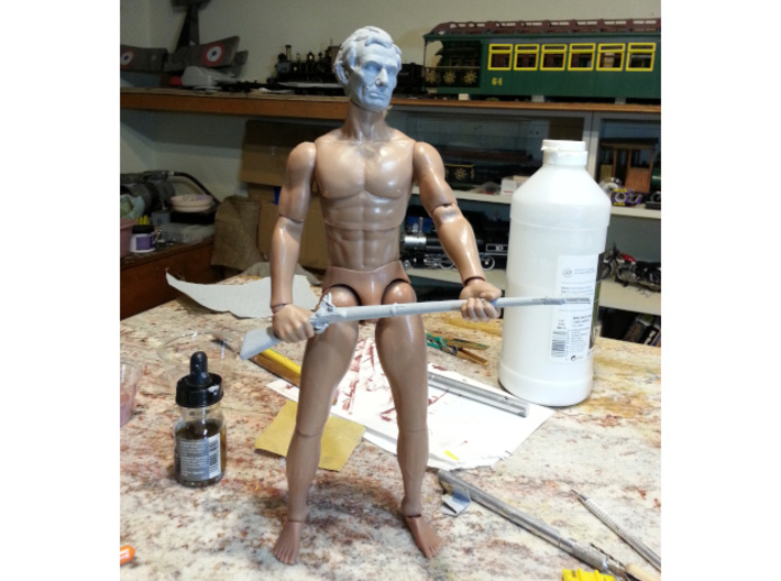 1:6 scale Abe Action figure sculpt 3d printed Fresh off my printer, shapeways should be twice as good.