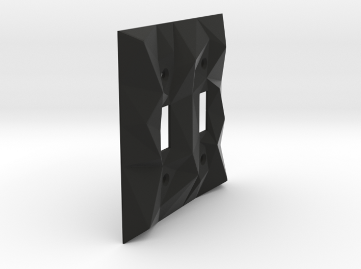 Facellux: Double Switch Wall Plate 3d printed