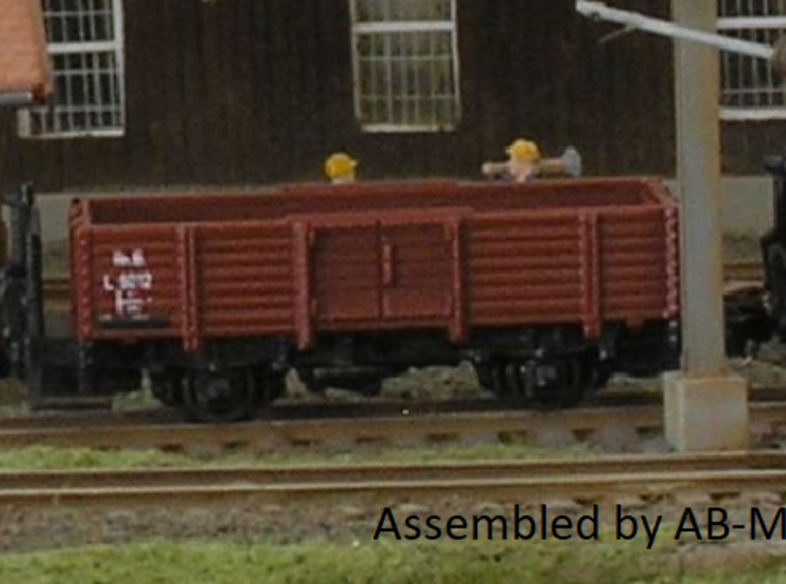 RhB L6001 Open Freight Wagon 3d printed 