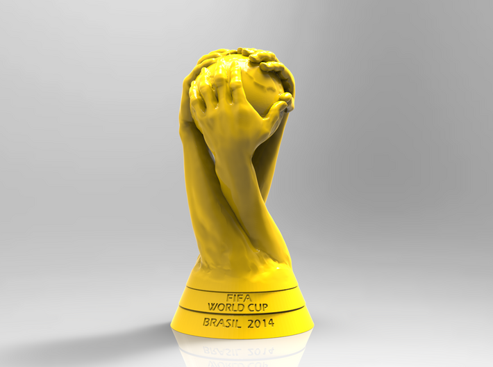 FIFA World Cup Brazil 2014 Logo Cup Design 15cm 3d printed
