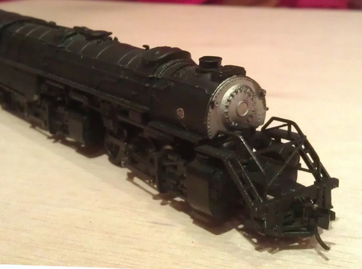 Rowa Y6B 2-8-8-2 Pilot With Z Scale MT Coupling 3d printed Finished Pilot with N Scale MT Coupling