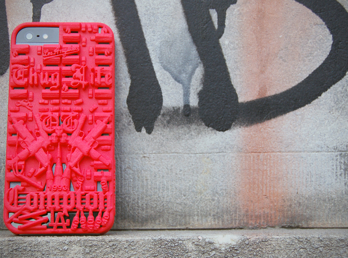 Compton iPhone 5 Cover 3d printed