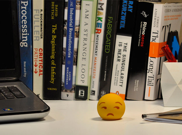 3D Emoji Throwin' Shade 3d printed 