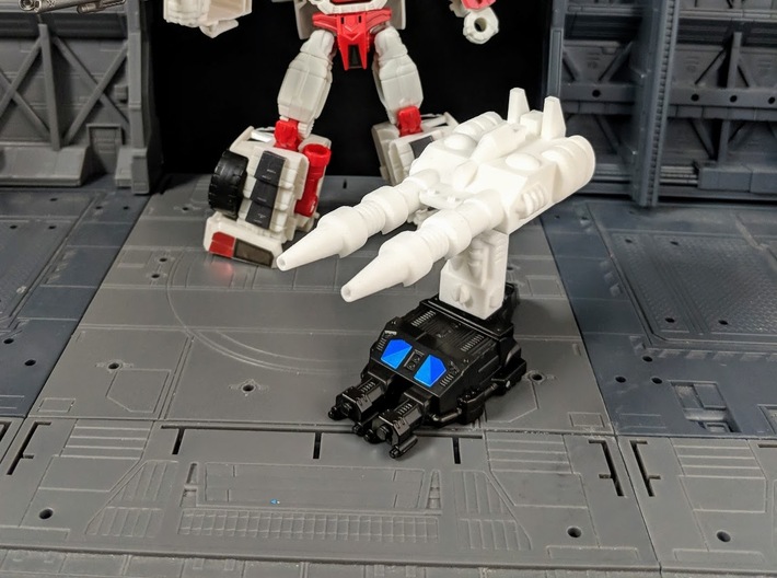 TF Combiner Wars Streetwise Car Cannon 3d printed Combined with Adapter and Hand/Foot Accessory