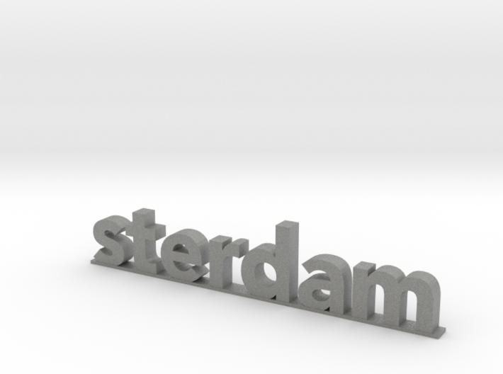 I amsterdam (2/2) 3d printed