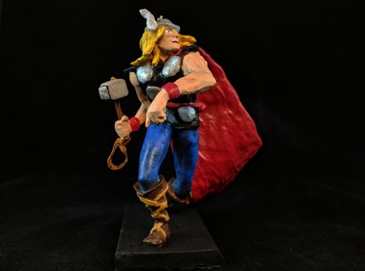 Thor 3d printed Example of this model hand painted.
