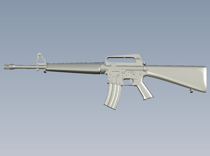 1/20 scale Colt M-16A1 rifles x 5 3d printed 