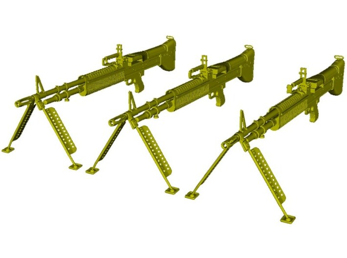 1/20 scale Saco Defense M-60 machineguns x 3 3d printed