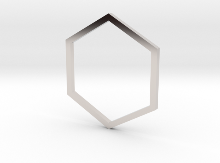 Hexagon 15.27mm 3d printed