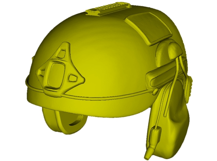1/18 scale AirFrame ballistic helmet x 1 3d printed