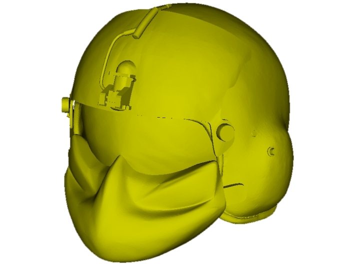 1/18 scale Gentex HGU-56/P helmet &amp; shield x 1 3d printed