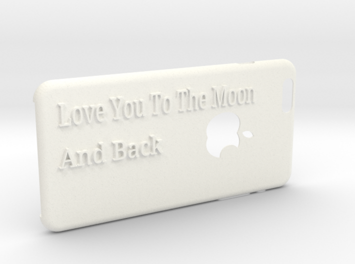 love you to the moon Iphone6Plus case 3d printed
