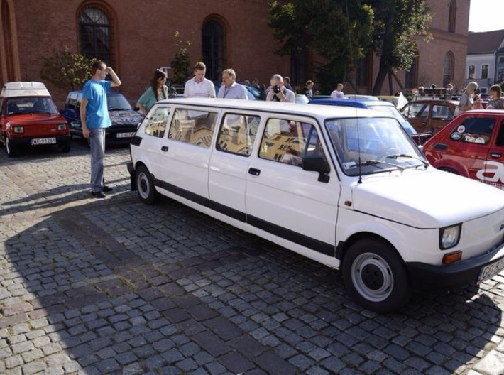 1/87 Scale Fiat 126 Limo 3d printed 