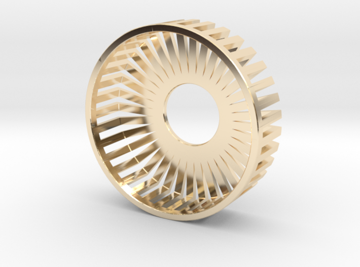 Radial Beauty Ring 22MM 3d printed