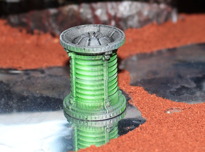 Plasma Canister 3d printed Printed on low quality home 3D printer.