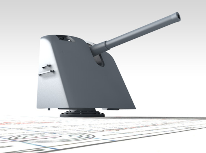 1/100 German 8.8cm L/45 MPL C/13 Gun x1 3d printed 3D render showing product detail