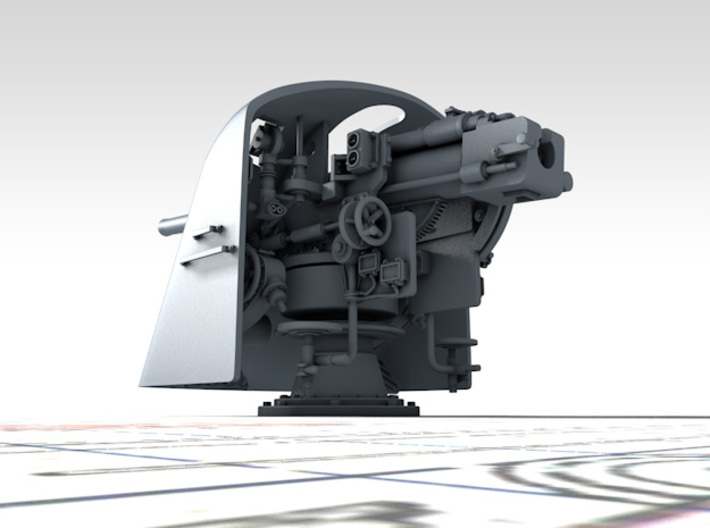 1/100 German 8.8cm L/45 MPL C/13 Gun x1 3d printed 3D render showing product detail