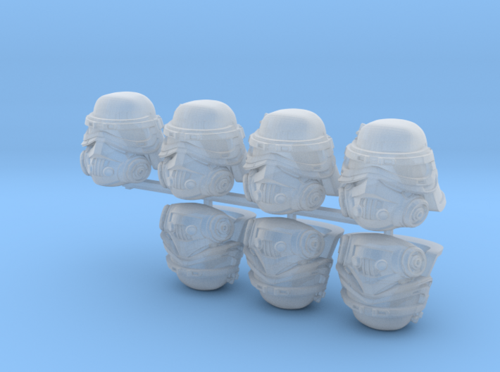 Filthy Bucketheads (x7) 3d printed
